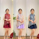 🏮MFD独家亲子系列🏮高品质提花款女童连体裙 RM125 ONLY（2-K3）