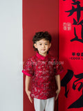 🏮MFD独家亲子系列🏮高品质提花款男童唐装上衣 RM125 ONLY（2-I3）