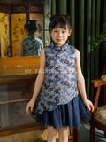 🏮MFD独家亲子系列🏮高品质提花款女童连体裙 RM125 ONLY（2-K3）