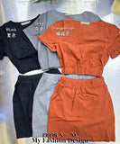 爆款新品🔥高品质气质罗马休闲套装 上衣 ➕ 裙子 RM89 Only🌸 （1-X2/3）