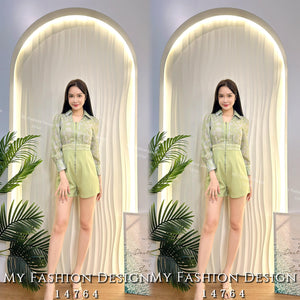 爆款新品🔥高品质气质款拼接连体短裤 RM89 Only🌸 （1-E3）