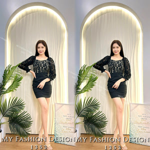 🔥黑卡独家爆款🔥高品质蕾丝拼接款连体裙 RM95 Only🌸 (2-Y3）