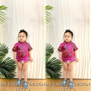 🧨金卡独家爆款🧨高品质亲子款男童提花唐装  🪭 RM79-89Only 🪭（1-J3）