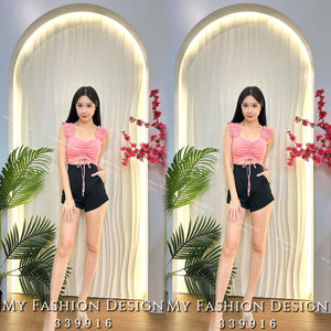 🔥黑卡独家爆款🔥高品质锦棉短版抽绳上衣 RM59 Only🌸（2-L4）