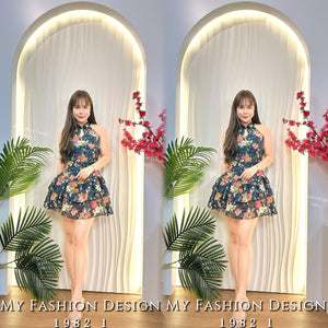 🧨黑卡独家爆款🧨高品质cut in款旗袍套装 上衣 ➕ 裤裙 🪭 RM109 Only🪭（1-E2）