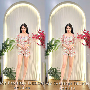 爆款新品🔥高品质花花一字领连体短裤 RM89 Only🌸（2-I2）