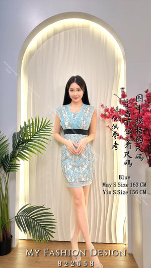 爆款新品🔥高品质气质蕾丝款连体裙 RM99 Only🌸（2-W4）