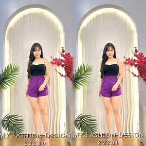 爆款新品🔥高品质气质款高腰锦棉短裤 RM62 Only🌸（2-I2）