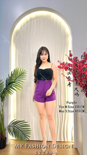 爆款新品🔥高品质气质款高腰锦棉短裤 RM62 Only🌸（2-I2）