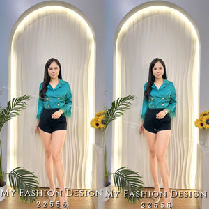 爆款新品🔥高品质缎面拼接毛毛外套 RM65 Only🌸 （1-J3）