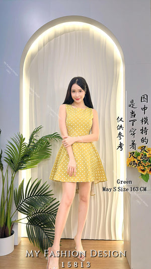 🔥🔥爆款新品🔥高品质复古款波点连体裙 RM79 Only🌸 =G4=