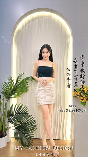 爆款新品🔥高品质高腰皱褶包臀裤裙 RM59 Only🌸 （1-F3）