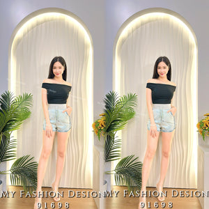 独家爆款抢先上架🔥 高品质高腰牛仔短裤 RM69 Only🌸（1-B3）