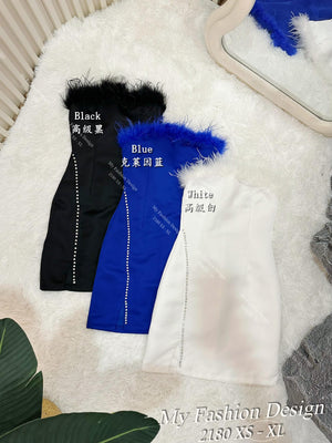 🔥黑卡独家爆款🔥 高品质气质抹胸款修身连体裙 RM109 Only🌸 （1-G4）