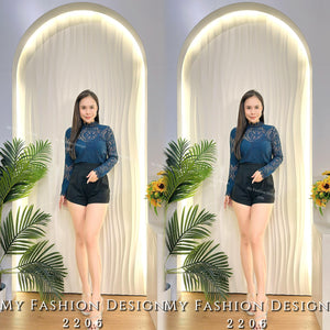 🔥黑卡独家爆款🔥 高品质气质蕾丝两件套上衣 RM69 Only🌸（2-O2）