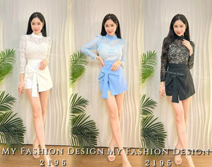 🔥黑卡独家爆款🔥高品质蕾丝款套装 上衣 ➕ 裤裙 RM118 Only🌸 （2-K2）