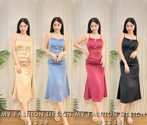 黑卡独家爆款❤🔥高品质吊带款SATIN连体裙 RM109 Only🌸（2-P2）