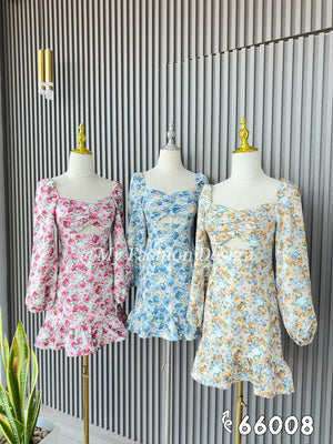 🔥黑卡独家爆款🔥 高品质气质花花连体裤裙 RM89 Only🌸(3-W3)