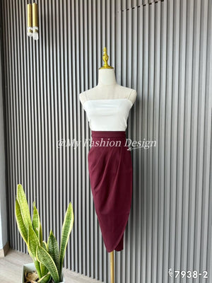 独家爆款❤️‍🔥高品质高腰罗马开叉裙  RM59 Only🌸（3-V4）(1-L3)