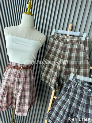 爆款新品❤️‍🔥高品质格子四分短裤 RM58 Only 🌸（3-C2）