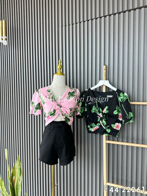 爆款新品❤️‍🔥 高品质气质款花花时装上衣 RM49 Only 🌸（3-A3）