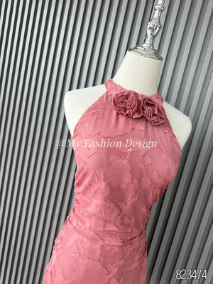 爆款新品🔥高品质皱折修身连体长裙 RM109 Only🌸（3-R3）