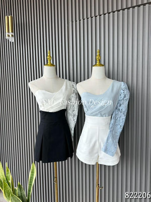 爆款新品🔥高品质气质款斜肩上衣 RM62 Only🌸（3-R4）