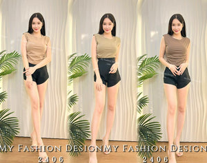 爆款新品🔥 高品质休闲棉质垫肩上衣 RM49 Only🌸 （1-L3）