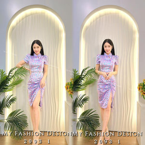 🔥金卡独家爆款🔥高品质气质款旗袍套装 上衣 ➕ 裙子 RM119 Only🌸（2-L4）