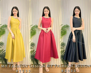 黑卡独家爆款❤🔥高品质缎面连体长裙 RM159 Only🌸（1-B4）