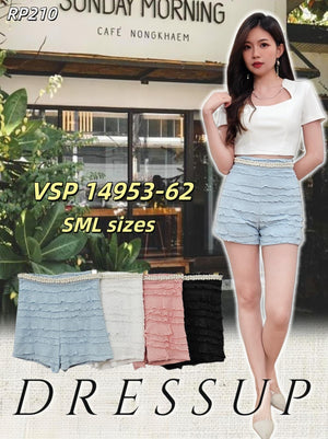 【补现货】🛍️爆款新品🛍️高品质高腰时装短裤 RM15.90 Only🌸（原价 RM62.00）