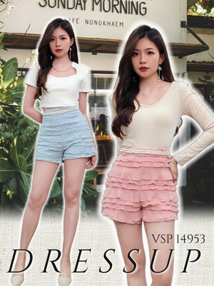 【补现货】🛍️爆款新品🛍️高品质高腰时装短裤 RM15.90 Only🌸（原价 RM62.00）