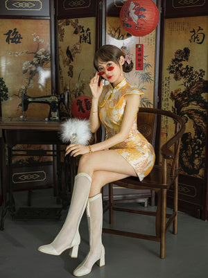 🏮MFD 独家爆款🏮 高品质提花旗袍套装 上衣 ➕ 裤裙 RM139 Only🌸（1-I3）