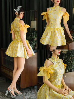 🔥MFD独家爆款🔥 高品质提花款旗袍连体裤裙 RM148 Only🧧（2-N2/3）