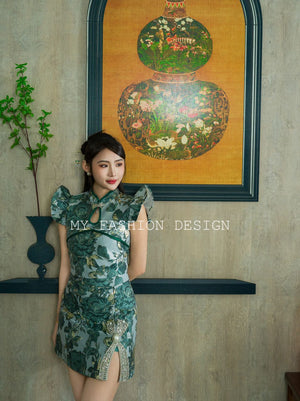 ⚠️预购⚠️🏮MFD独家亲子系列🏮高品質提花旗袍套装 上衣 ➕ 裤裙 RM159 Only🔥