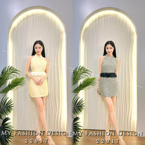 爆款新品🔥 高品质气质小香新中式旗袍套装 上衣 ➕ 裤裙 RM129 Only🌸（2-W3）