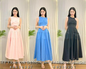 黑卡独家爆款🔥 高品质气质款修身连体长裙 RM69.90 Only🌸 （原价 RM109 ）（2-I4）