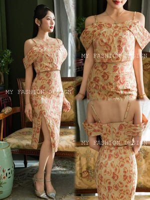 🏮MFD独家爆款🏮高品质提花款套装 上衣 ➕ 裙子 RM139 Only🔥（2-K3）