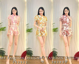 ⚠️预定款⚠️🔥MFD独家爆款🔥高品质气质款提花旗袍套装 上衣 ➕ 短裤 RM149 Only🏮