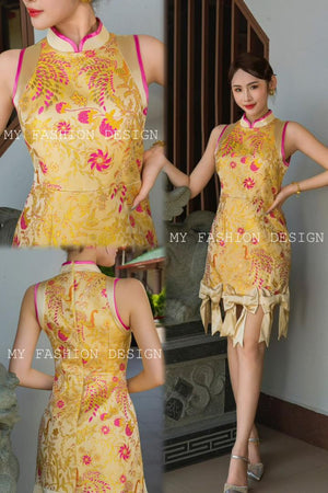 🏮MFD独家爆款🏮高品质提花旗袍连体裤裙 RM169 Only🌸（1-D2）