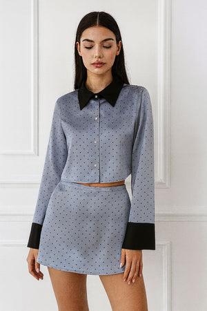 🔥新品抢先上架🔥高品质缎面款套装 上衣 ➕ 裤裙 RM109 Only🌸 (1-B2)