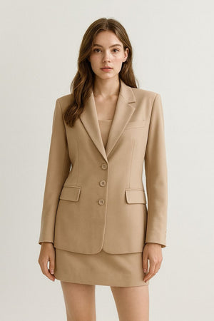 🔥新品抢先上架🔥高品质西装套装 外套 ➕ 连体裙 RM115 Only🌸 （原价 RM129 ）