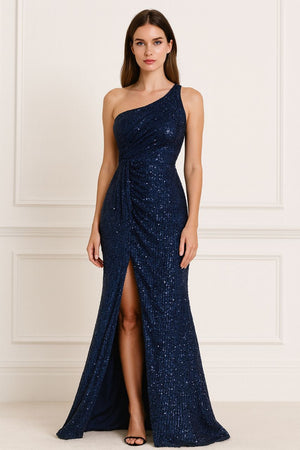 🔥新品抢先上架🔥高品质斜肩亮片连体长裙 RM99 Only🌸 （原价 RM119 ）(1-J3)