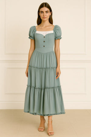 新品抢先上架🔥 高品质气质款连体长裙 RM89 Only🌸 （原价 RM109 ）