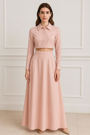 🔥新品抢先上架🔥高品质气质款套装 上衣 ➕ 长裙 RM119 Only🌸 (1-B3)