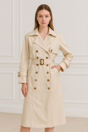 🔥新品抢先上架🔥高品质风衣款套装 上衣 ➕ 长裙 RM119 Only🌸 (1-H2)