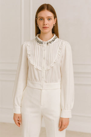 🔥新品抢先上架🔥高品质法式长袖衬衫 RM65 Only🌸 （原价 RM79 ）