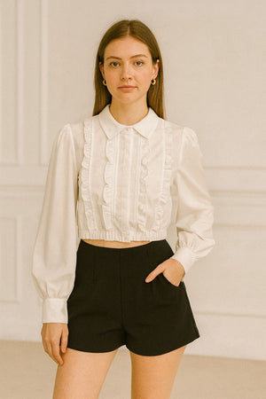 🔥新品抢先上架🔥高品质法式长袖衬衫上衣 RM55 Only🌸 （原价 RM69 ）(1-E2)