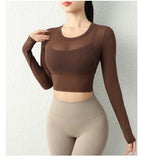 🔥新品抢先上架🔥高品质网纱拼接长袖上衣 RM39 Only🌸 （原价 RM55 ）(1-J4)