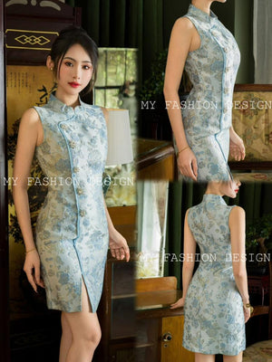 🔥MFD独家爆款🔥高品质古典修身旗袍连体裙 RM129 Only🌸 （2-P1）